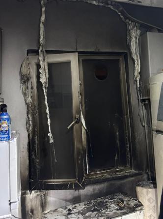 Bursada eski eşinin yaşadığı eve benzin dolu şişe atıp yangın çıkardı