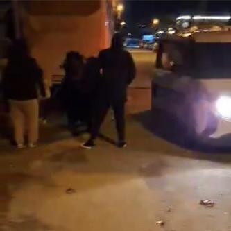 Hatayda, kavga ihbarına giden polis ekibine sürpriz