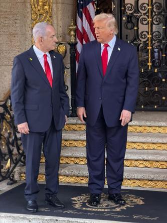 Trump ve Netanyahu, Floridada bir araya geldi