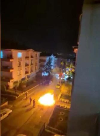 Eşinin evini kurşunlayıp otomobilini yakan sanığa tahliye kararı