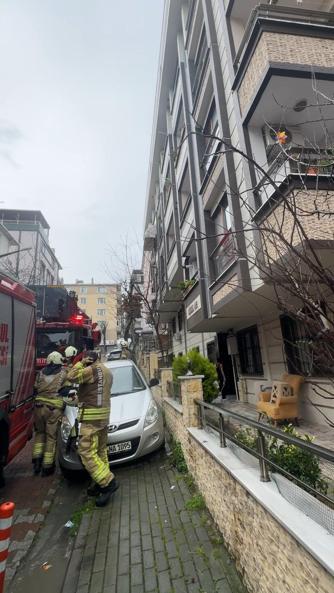 Avcılarda bulaşık makinesi alev aldı; itfaiye müdahale etti