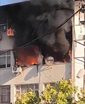 Şanlıurfadaki Hilvan Hükümet Konağı’nda yangın