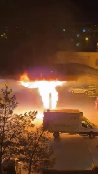 Siirt’te akaryakıt istasyonunda çıkan yangın söndürüldü
