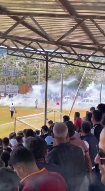 Antalyada maç başlamadan kavga çıktı; o anlar kamerada