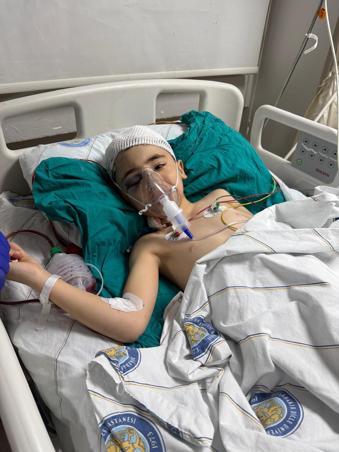 Başına buz kütlesi düşen Muhammed Emir gözlerini açtı