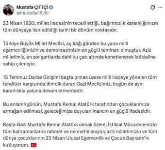 Siyasilerden 23 Nisan mesajı