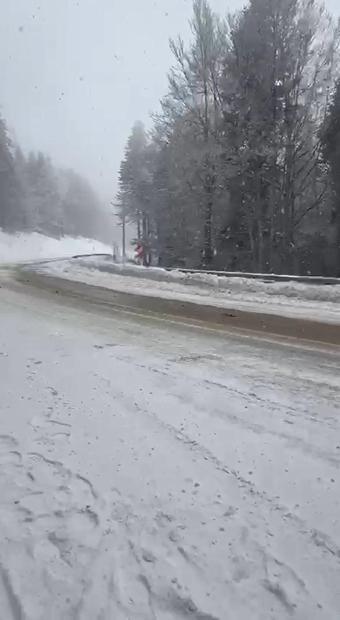 Uludağda kar kalınlığı 12 santimetre