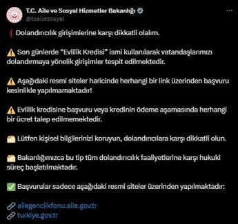 Bakanlıktan, Evlilik kredisi dolandırıcılığı uyarısı