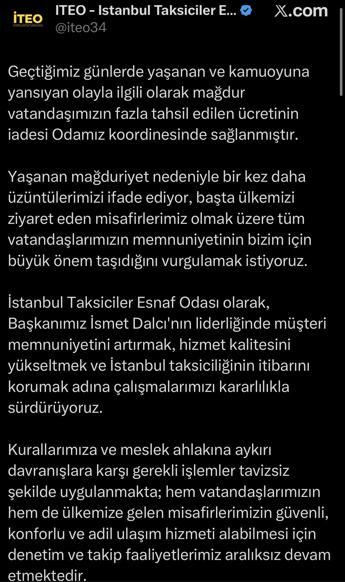 Karaköyde taksicinin dolandırdığı ABDli yayıncı Auger’den alınan fazla ücret iade edildi