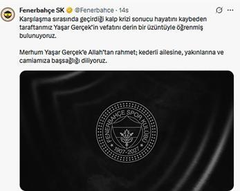 Derbide kalp krizi geçiren taraftar, oğluyla ilk kez birlikte maça gitmiş