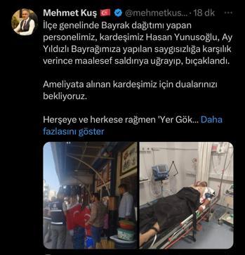 Şanlıurfa’da bayrak dağıtan zabıta amiri bıçaklandı