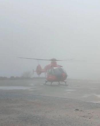 Muğlada hastaneye çarpan ambulans helikopter düştü; 4 ölü