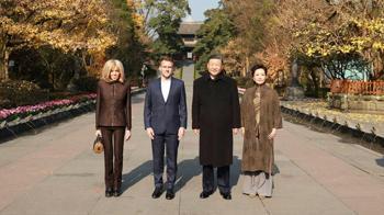 Şi ve Macron, Chengdu kentinde bir araya geldi