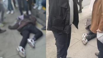 Cevizlibağ'da baygınlık geçirerek düşen 14 yaşındaki kıza metrobüs çarptı; kaza kamerada