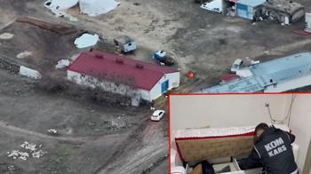 Kars'ta silah tacirlerine dron destekli operasyon: 10 gözaltı