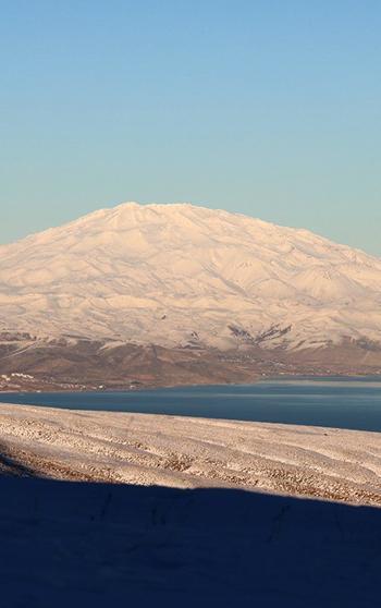 Nemrut ve Süphan'da kış manzarası