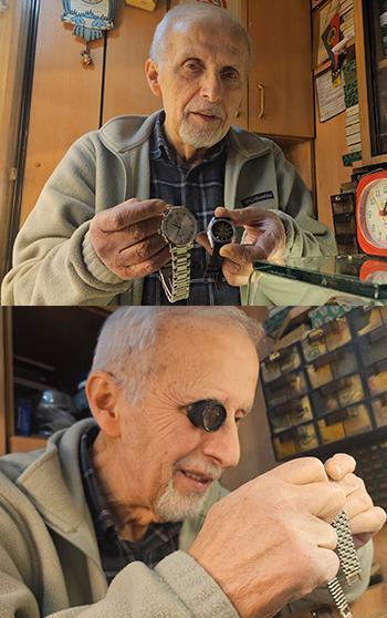 Aile mesleği saatçiliği 60 yıldır sürdürüyor