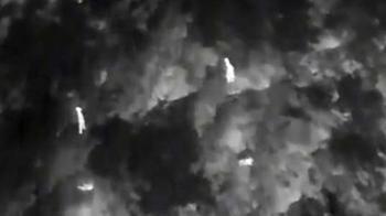 Üreme dönemindeki yaban keçileri, termal kameralı dronla izleniyor