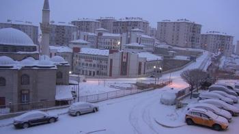 Yüksekova'da kar yağışı etkili oldu