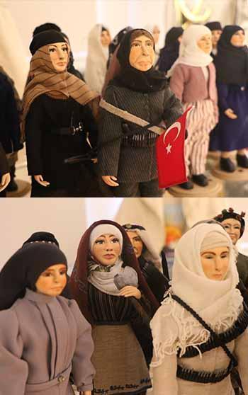 Samsun’da Milli Mücadele Kadın Kahramanları’ koleksiyonuna ilgi