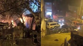 Eyüpsultan'da gecekonduda yangın: 1 ölü 1 yaralı