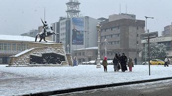 Gaziantep'te kar yağışı