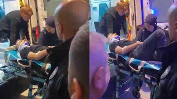 Firari hükümlü, yakalanmamak için 2'nci katın balkonundan atladı