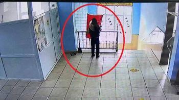 Diyarbakır’da 5’inci sınıf öğrencisinin 'bayrak' hassasiyeti kamerada