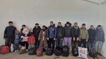 Edirne’de 14 kaçak göçmen yakalandı
