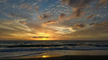 Hatay'da güneşin batışı görsel şölene dönüştü