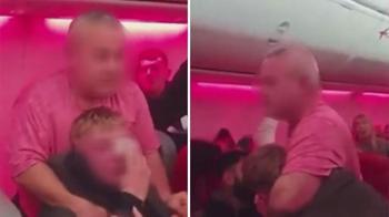 Antalya'dan kalkan uçaktaki yolcuların kavgası kamerada; 2 yolcuya ömür boyu uçuş yasağı