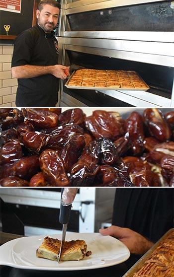 İftarların vazgeçilmezi hurmadan börek yaptı