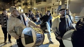 Tekirdağlılar bando takımı ile sahura kalktı