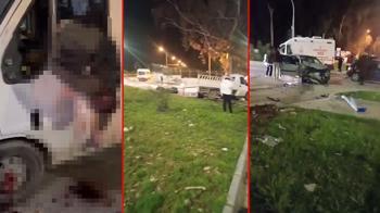 Kamyonet ile otomobil çarpıştı: 1'i ağır 3 yaralı