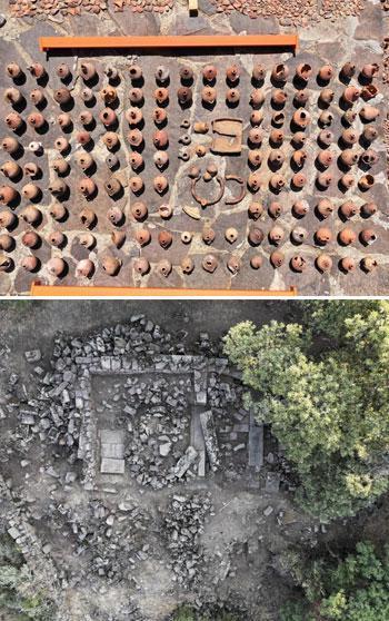 Aigai'da Demeter Tapınağı'nda 3 bin hydriskos gün yüzüne çıkarıldı