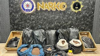 İstanbul’da kahveye emdirilmiş 374 kilo 600 gram uyuşturucu ele geçirildi