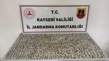 Kayseri'de Helenistik döneme ait 1291 adet sikke ele geçirildi