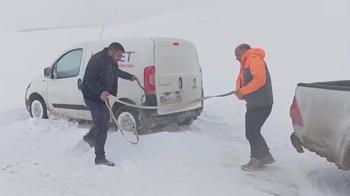 Kars’ta tipi ve buzlanma