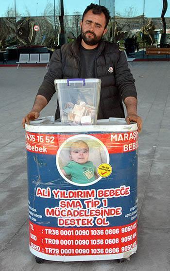 SMA’lı Ali için toplanan yardım paraları çalındı