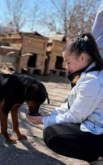 İşitme engelli öğrencilerden, engelli köpekler için kampanya