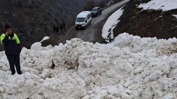 Çatak’ta çığ düştü; 1 mahalle ve 8 mezra ulaşıma kapandı
