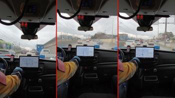 Fermuar sistemiyle ambulansa 'hayat koridoru' açtılar