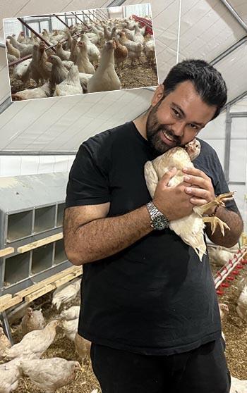 Otomobilini satıp hayali olan tavuk çiftliğini kurdu