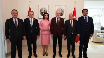 TBMM Başkanı Kurtulmuş’tan Zagreb Büyükelçiliği’ne ziyaret