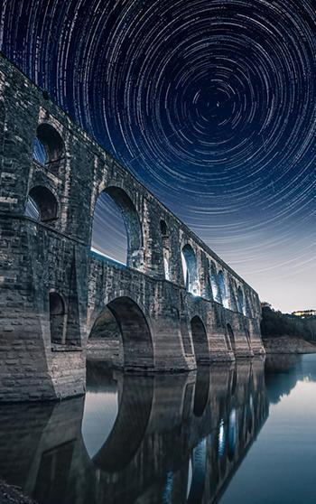 İstanbul'un tarihi su yollarını belgeyen fotoğraf sergisi açıldı