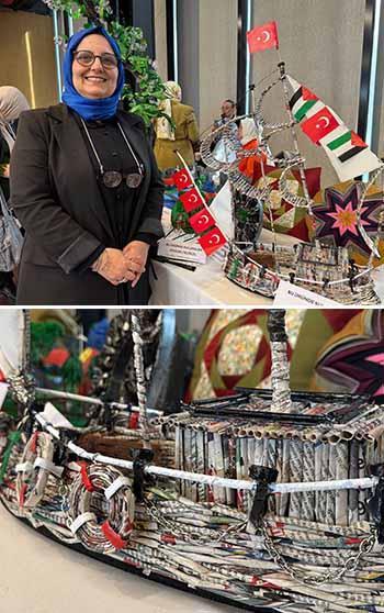 Atık malzemelerle Filistin’e giden Sumud gemisini yaptı