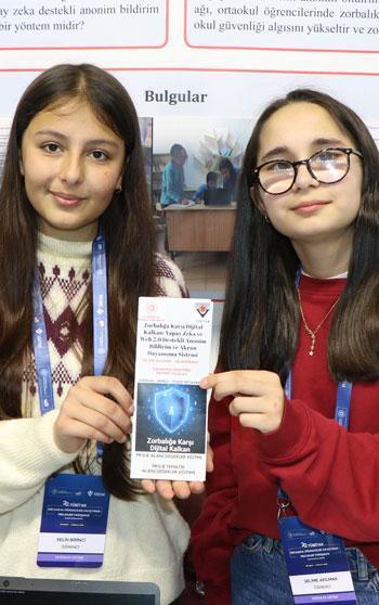 Ortaokul öğrencilerinden ‘zorbalığa karşı dijital kalkan’