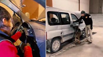 Direksiyon aksamına zulalanmış 762 gram skunk ele geçirildi