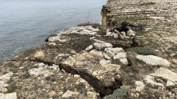 Polente Burnu'nda çökmeler meydana geldi