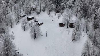 Ayder Yaylası'nda kar kalınlığı 20 santimetreye ulaştı